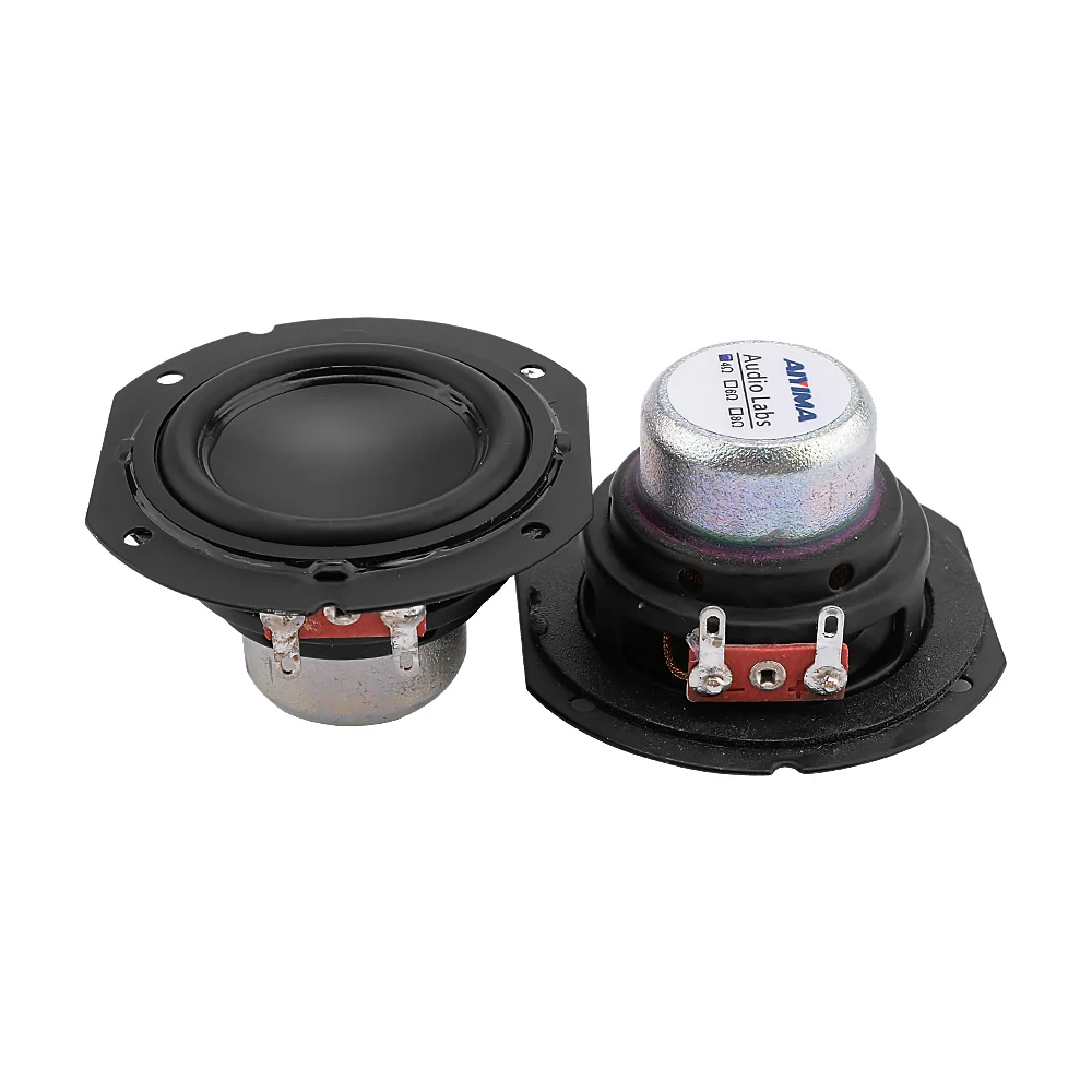 AIYIMA 2 шт. дюймовый Полнодиапазонный мини динамик драйвер 4 Ом 20 Вт большой ход DIY