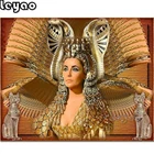 Египетская королева и Кобра, 5D алмазная вышивка, живопись, вышивка крестиком, Алмазная мозаика, сделай сам, настенное декоративное рукоделие