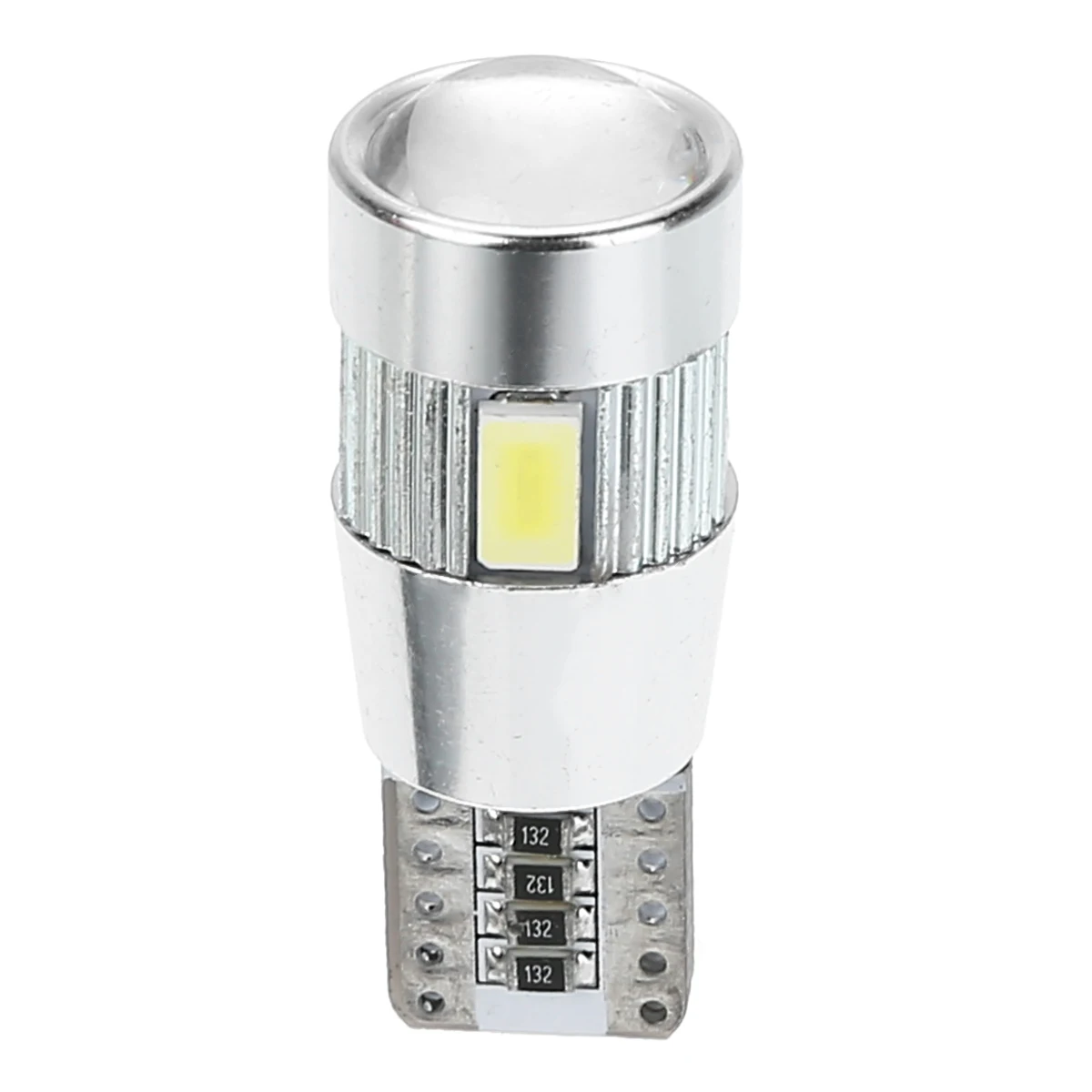 2 шт. высокое качество T-10 6SMD светодиодный Canbus безотказная лампа 5630 C5W 194 автомобильный боковой клиновидный светильник с объективом автомобильный светильник источник