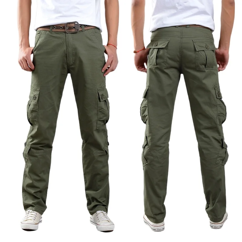

Men's pants Military high quality Multi-pockets Baggy Men tactical pants Casual Trousers Training pants Army Cargo pants for men
