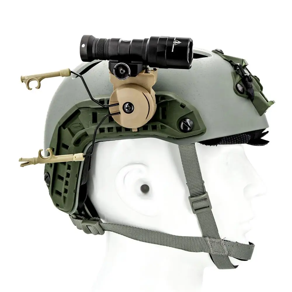 Монтажный комплект для тактического фонарика тактическая гарнитура peltor comtac i ii iii