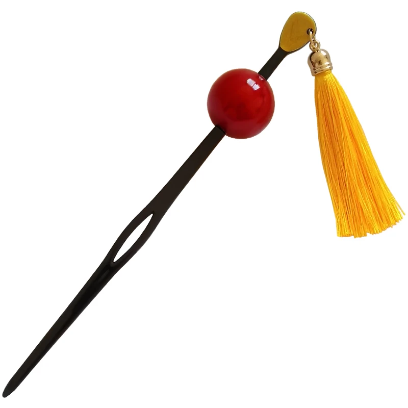 1 шт. винтажная декоративная шпилька для волос в японском стиле с кисточками