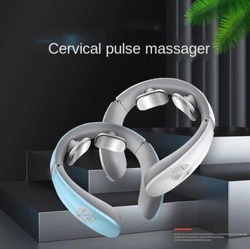 

New Smart Electric Neck Massager Shoulder Body Massager Low Frequency Magnetic Therapy Pulse Pain Relief Tool Massager Electric