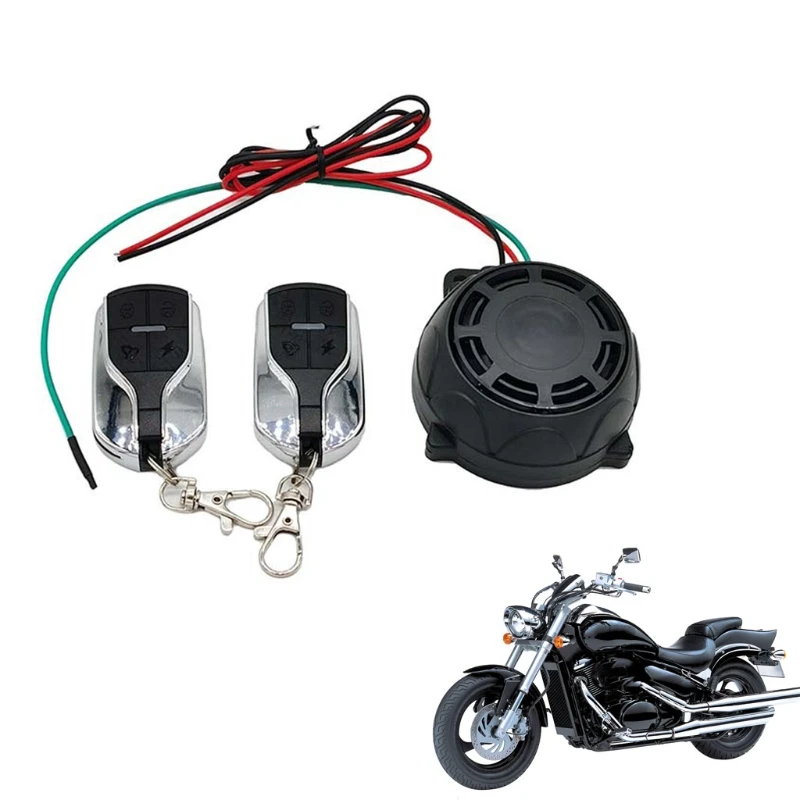 

Long-distance Dual Remote Control Anti Theft Alarm Motorcycle Alarm Security System with Sensitive Vibration Sensor