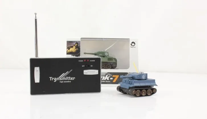 Танк с дистанционным управлением Второй мировой войны, Немецкий тигр, T-34, мини-танк, Радиоуправляемый автомобиль, детская электронная игрушка