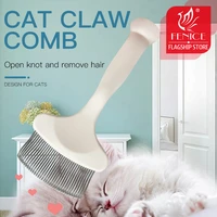 fenice pet cat comb brush professional open knot rake knife pet cat hair removal comb brush pet cleaning products