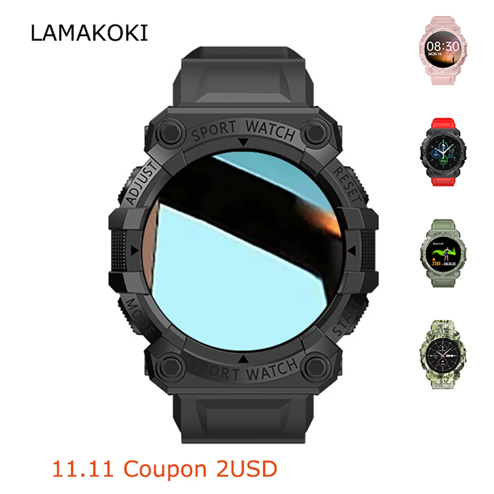 

2021 New Outdoor Energy Saving Sport Men Smart Watch Fitness Heart Rate Monitor Women Clock Smartwatch Watch Pedometer + box