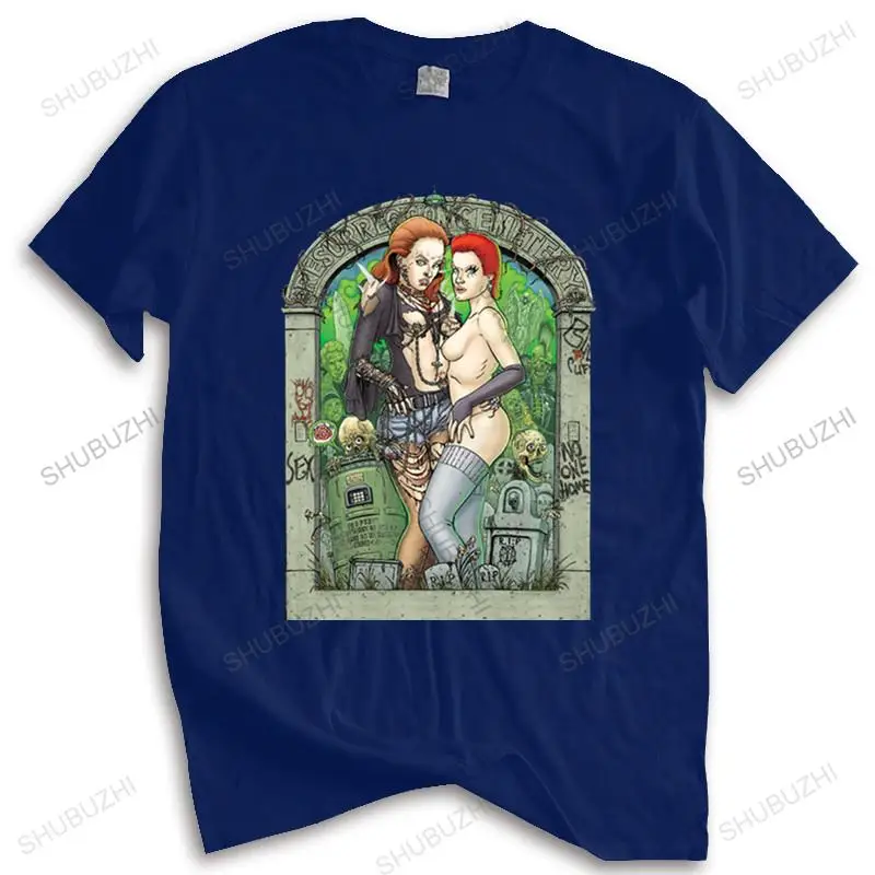 Мужские топы с круглым вырезом премиум черная футболка принтом Возвращение