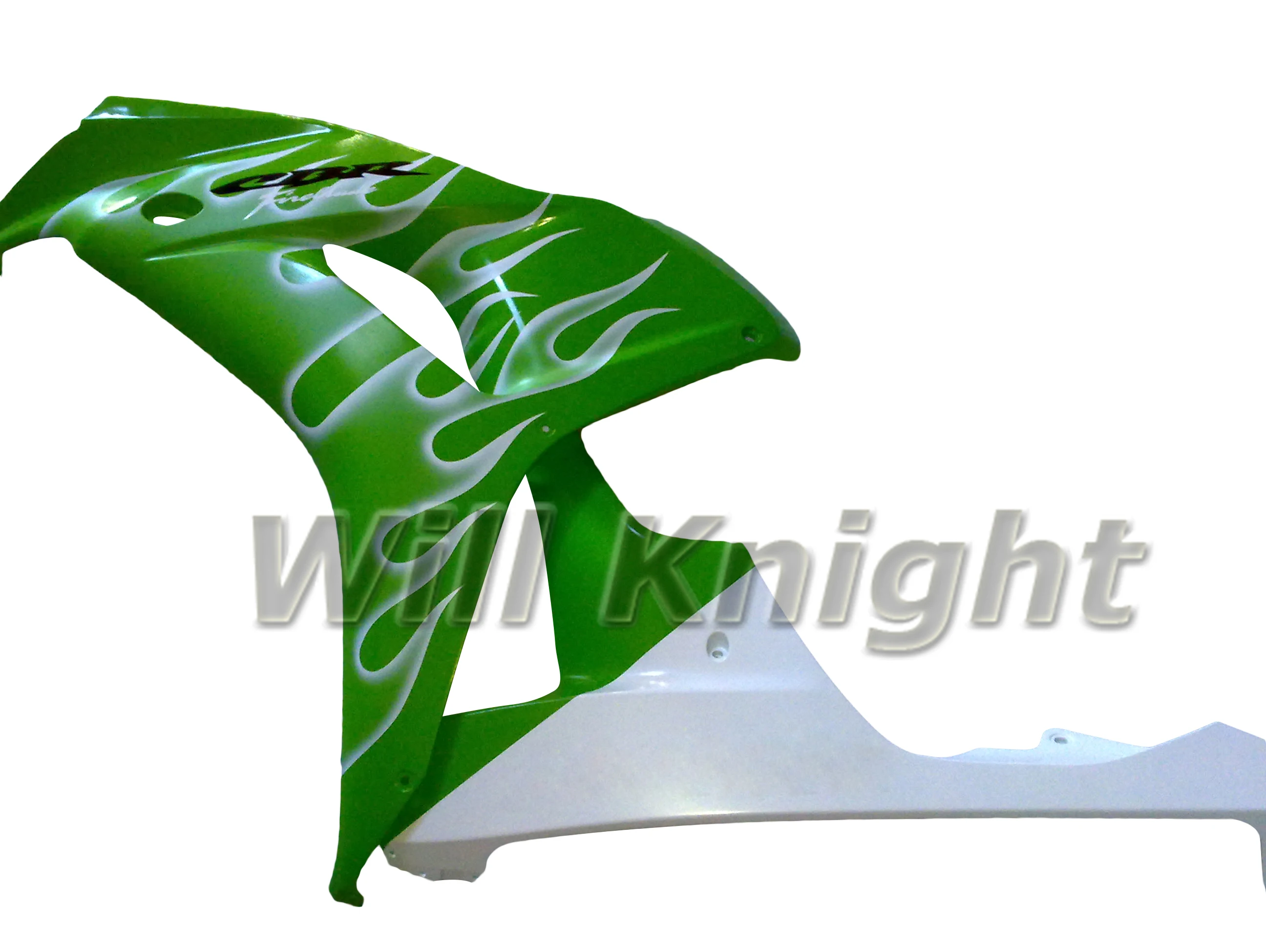 

Flame Style Grass Green Frame Motorbike Plactic Injection Body Fairing for Honda CBR1000RR 2006 2007
