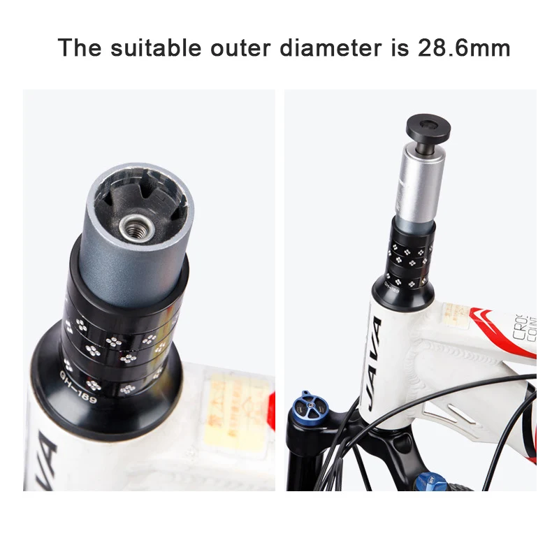 

Велосипедная бесрезьбовая гарнитура, звездная гайка, инструмент для установки 1 1 1/4 "1/8 Велосипедная вилка