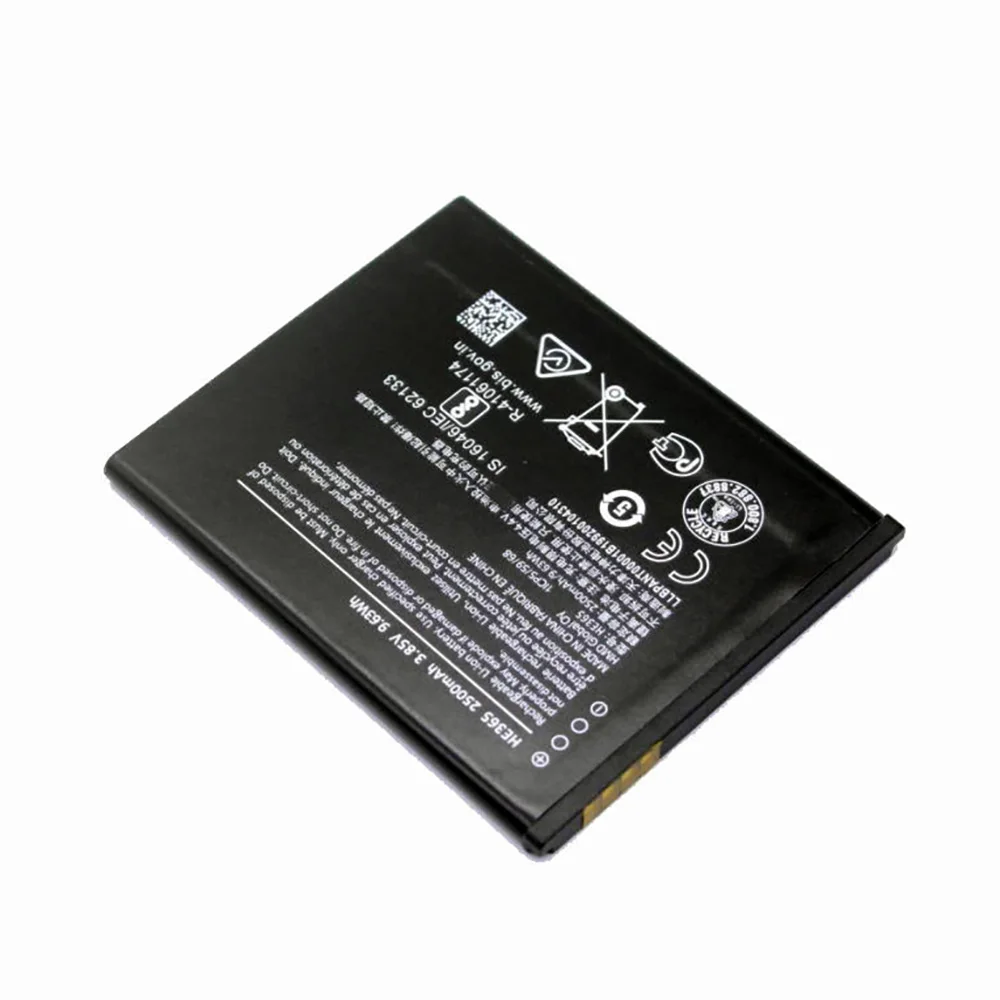 100% Оригинальный аккумулятор HE 365 для Nokia HE365 1 Plus TA-1130 1123 1127 1111 2500 мА · ч