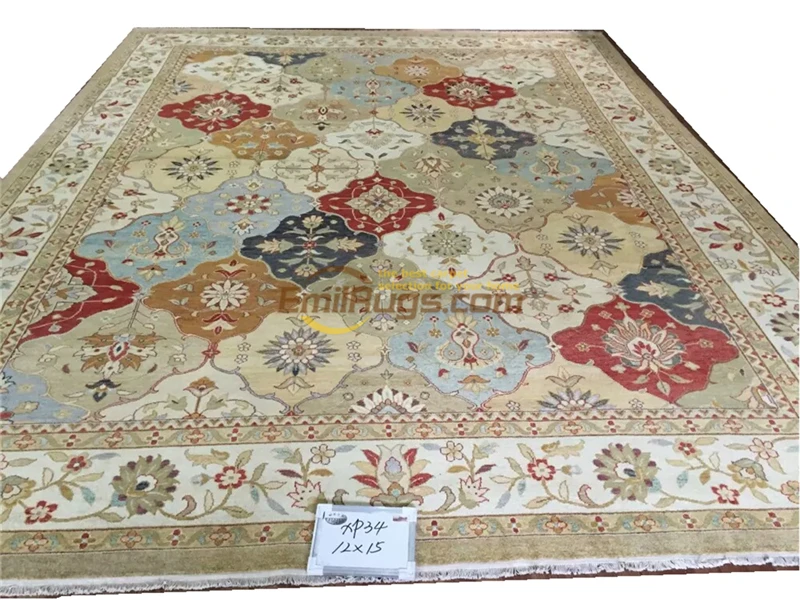 Goedkoop Originele Single Export Turkse Handgemaakte Tapijten Oushak Ozarks Zuivere Wol Tapijt