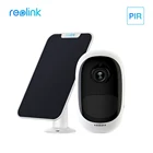 Reolink камера на батарейках Argus Pro с солнечной панелью, перезаряжаемая батарея, ip-камера, Wi-Fi, наружная камера безопасности в помещении
