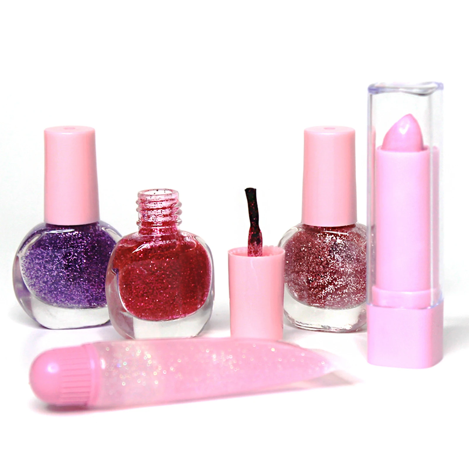 

Children Girls Pretend Play Beauty Makeup Cosmetic Set Toy with Crossbody Bag