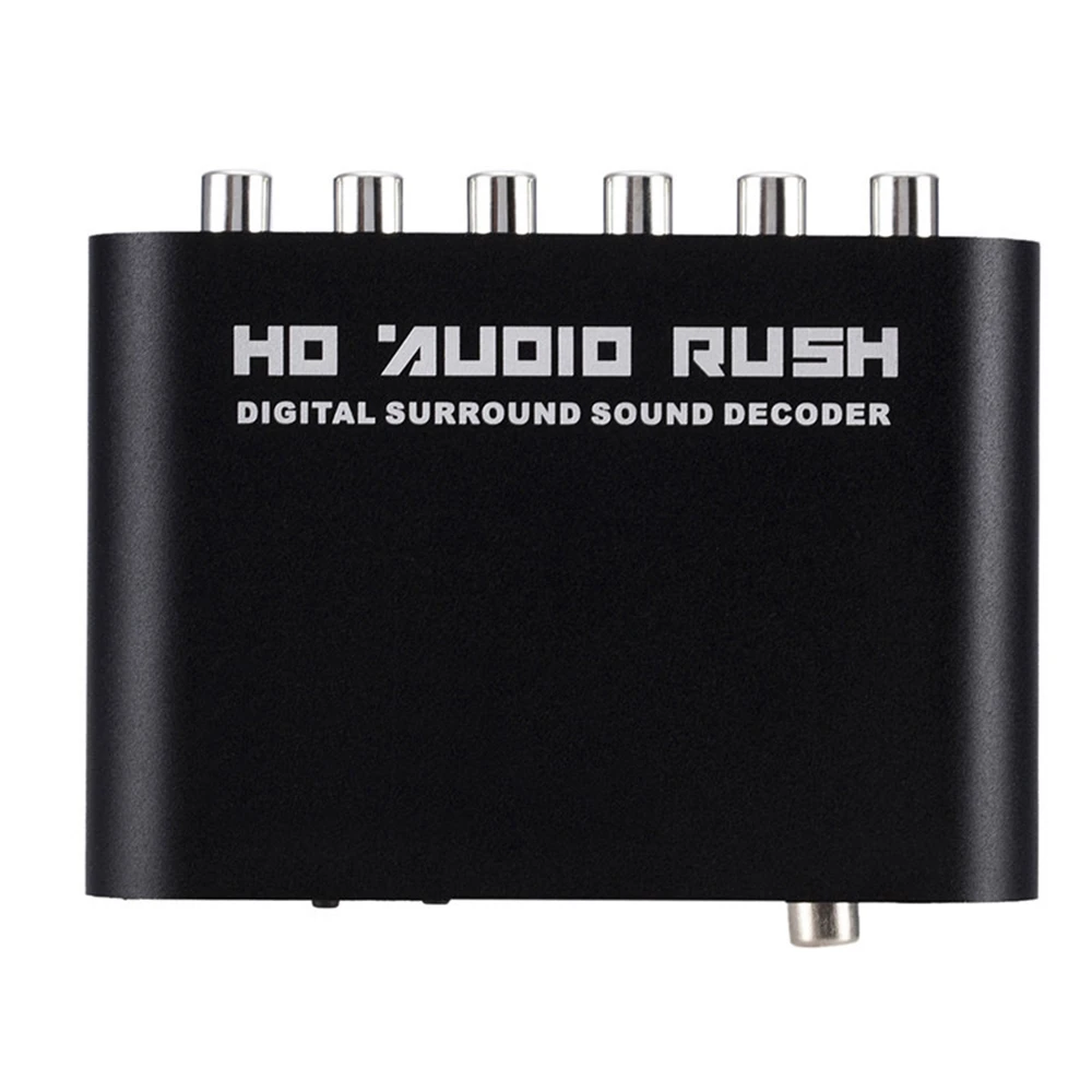 

Digital Coaxial RCA HD Audio Rush 5.1 Decoder AC3 Surround Sound Converter