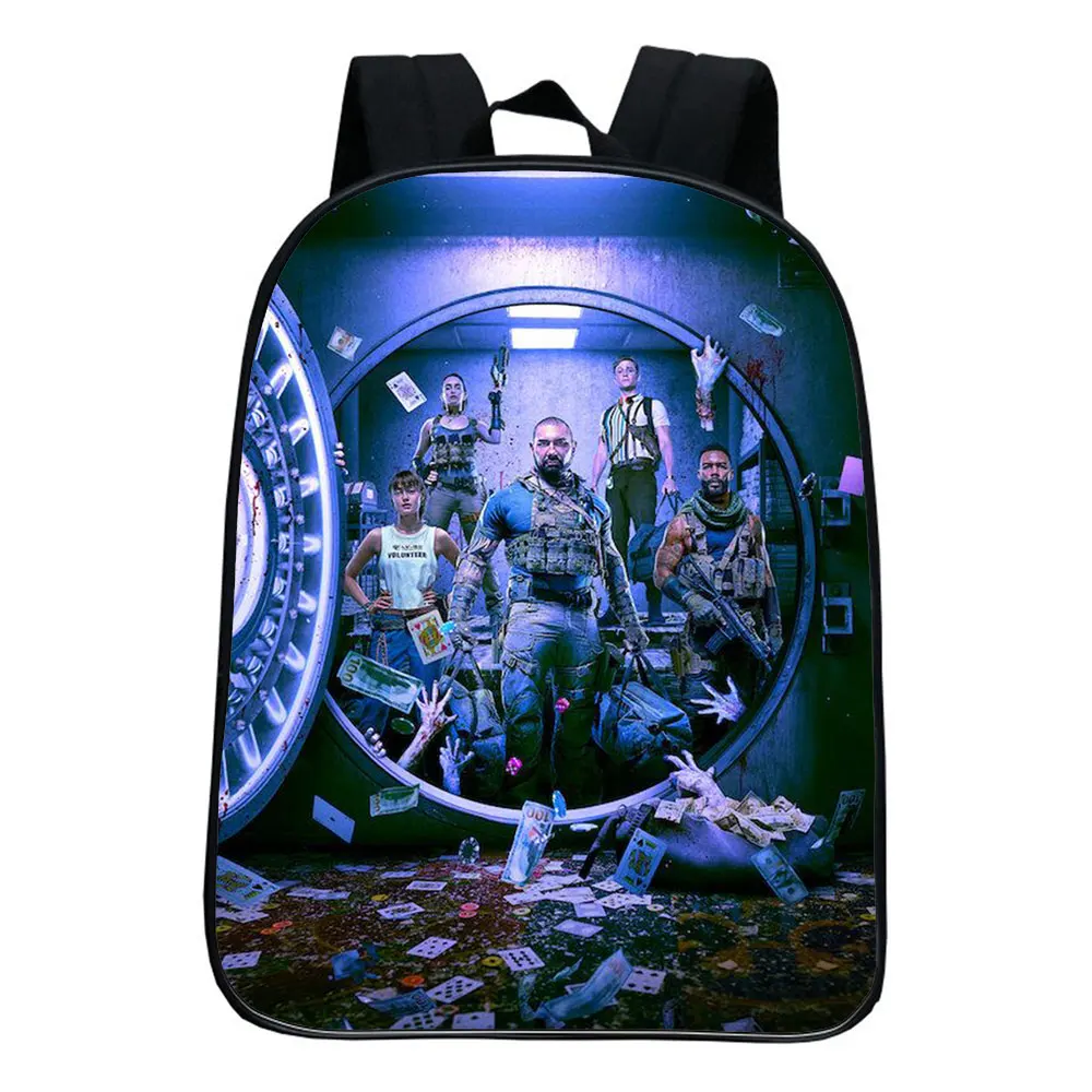 

Army Of The Dead Backpack Children Bookbag Boys Girls Bag Horror Movies Cosplay School Bag Kids 12inch Fashion Travel Mochila