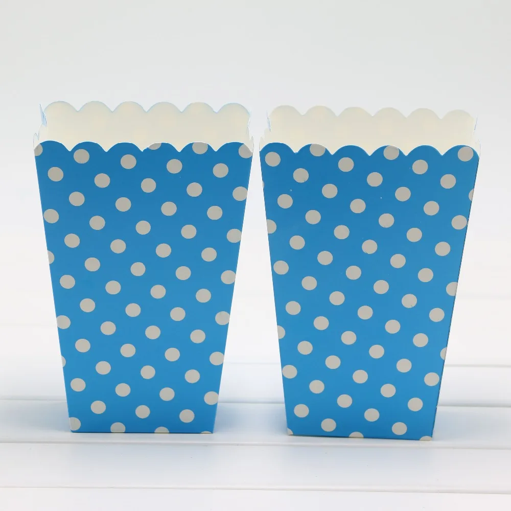 Коробка для попкорна Pop Baby Shower мини коробка с шевроном вечеринки подарки сделай