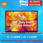 Оригинальный ноутбук Xiaomi Redmibook Pro 15, Intel Core i7-11390Hi5-11320H, ноутбук 15,6 дюйма, MX450, компьютер на Windows 10, 16 ГБ