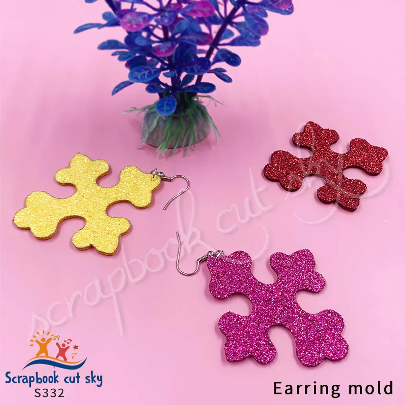 

Muyu wooden mold cutting earrings S332 is suitable for market general machine models