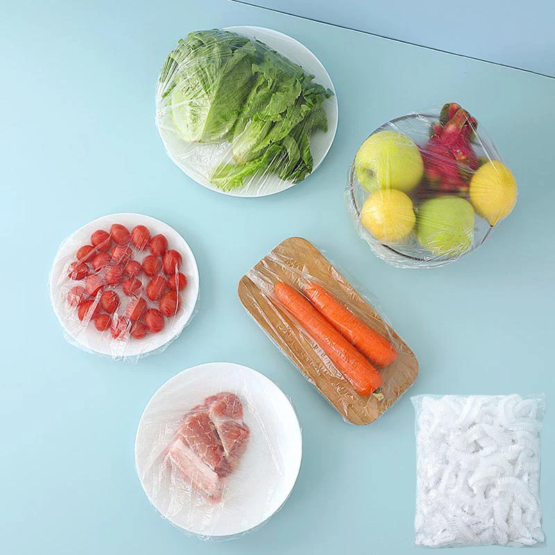 

50/100 шт., одноразовые крышки для хранения продуктов