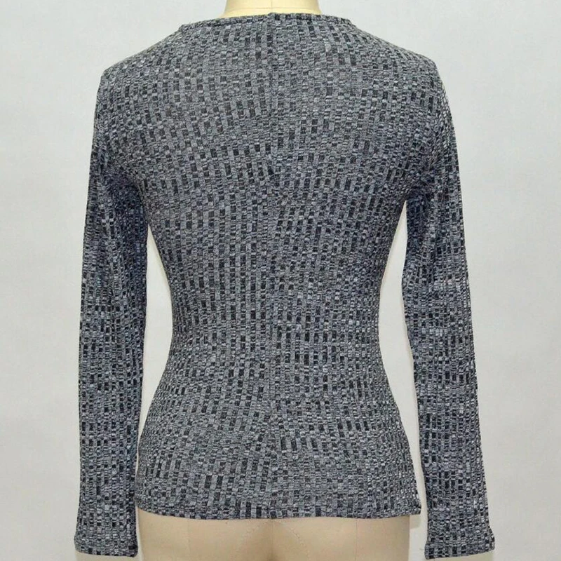 

LJCUIYAO Knitted Women's Sweate Hollow Out Long Sleeve Pullover Pull Femme Ribbed Casual Jumper Spring Autumn Winter Clothes