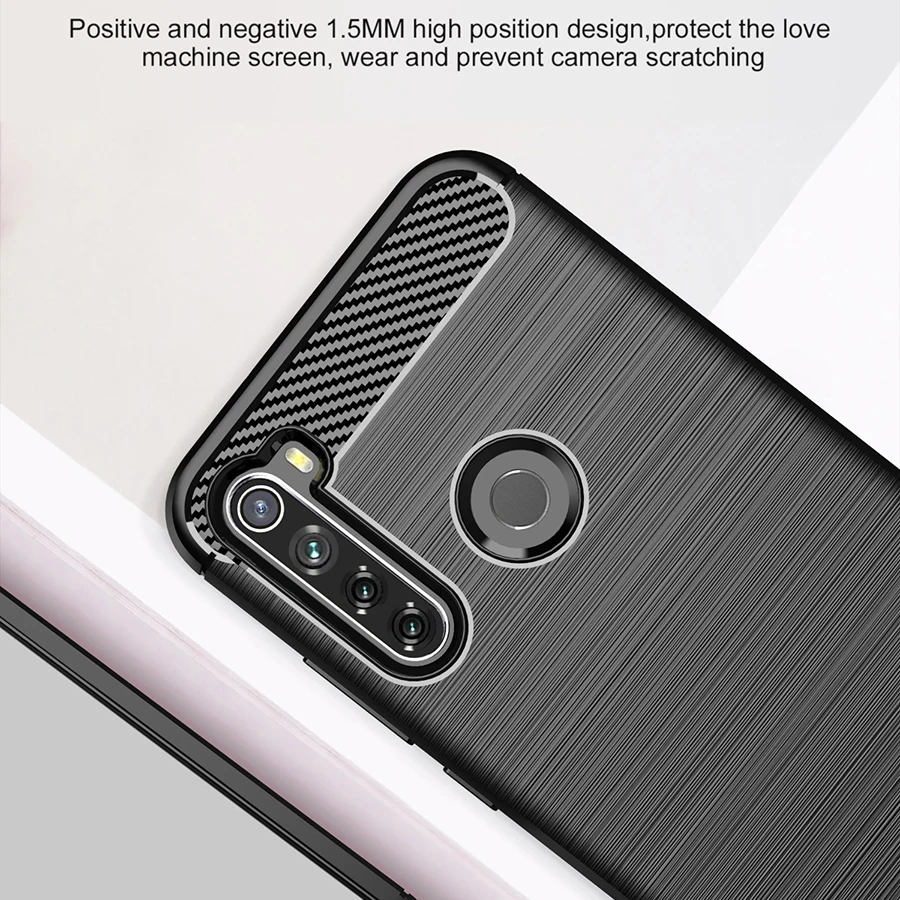 Чехол RIJOW для Xiaomi Redmi Note 8 T, чехол Redmi Note8T из углеродного волокна, полностью защитный чехол для телефона Xiomi Redmi Note 8 T, чехол s