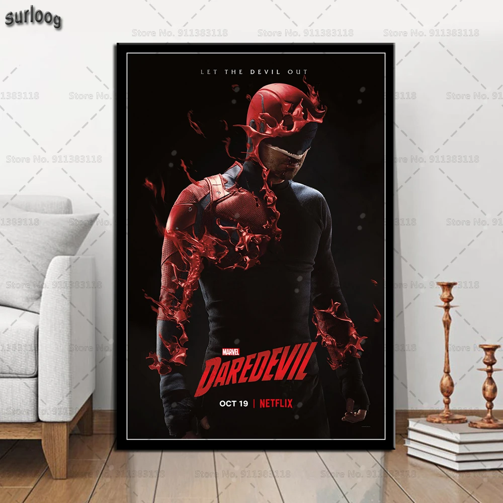 Плакаты и принты Daredevil Популярная ТВ-серия настенные художественные картины