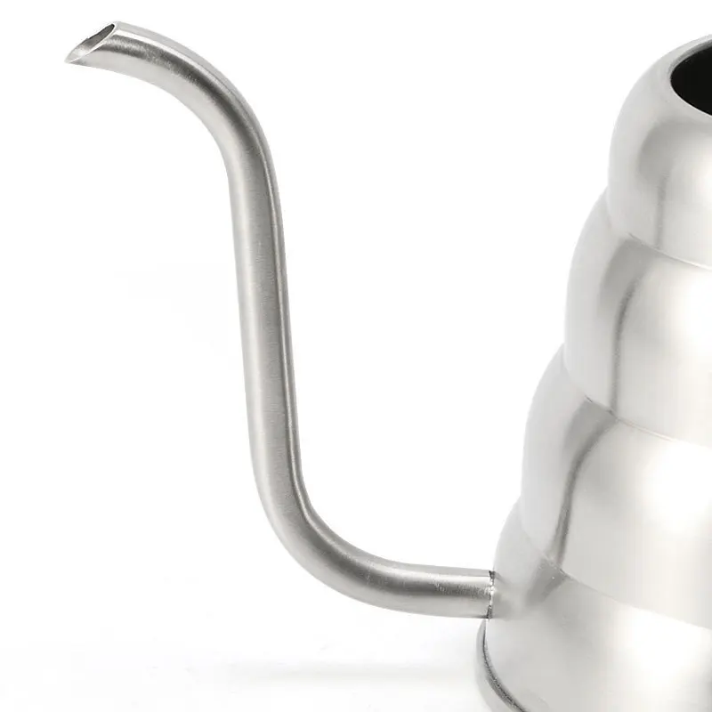 Чешуйчатые облака чайник ручной Пробивной кофейник 304 нержавеющая сталь тонкий