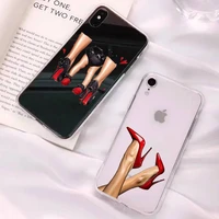 high heels girl woman phone case for iphone 13 11 12 pro xs max 8 7 6 6s plus x 5s se 2020 xr case