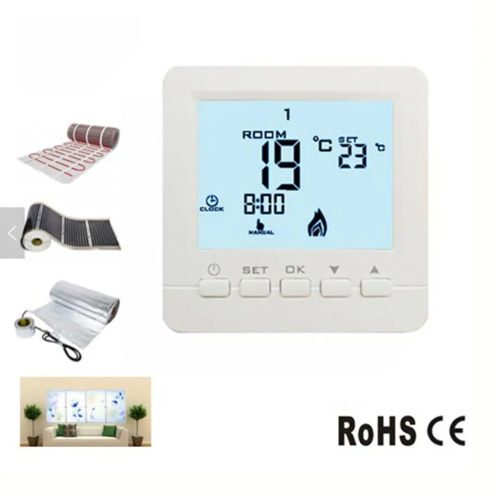 Термостат для умного помещения с Wi-Fi контроллер температуры электрической