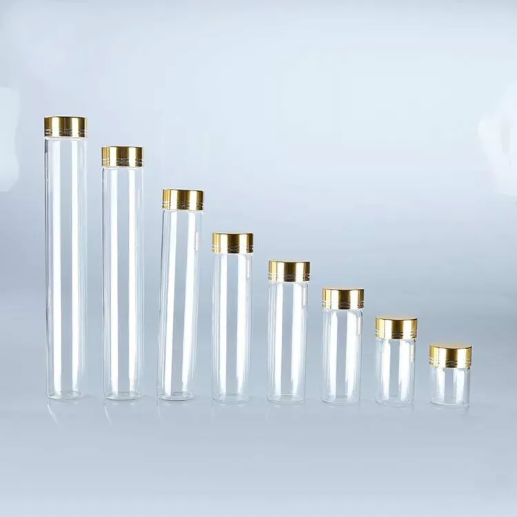 3PCS 15/30/40/50/60/80/100/110ml Glass Bottles Vials Jars with Red/Silver/Blue/Green/Gold Color Screw Cap DIY Wedding Home Decor | Дом и сад