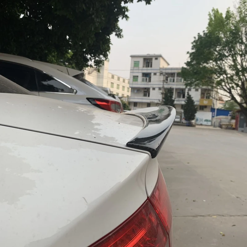 S4 HK Стиль углеродного волокна задний спойлер крыло для Audi A4 B8.5 4 двери 2013 ~