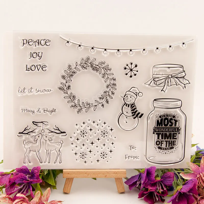 Штампы и штампы для штампов металлические с изображением снеговика тиснения