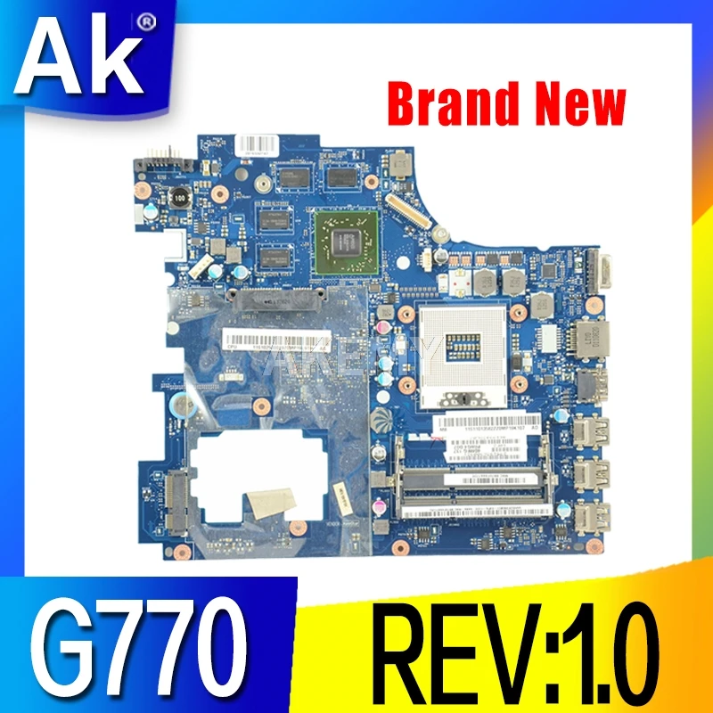 LA 6758P материнская плата для For Lenovo Ideapad G770 Y770 PIWG4 REV: 1 0 Материнская Тест 100%