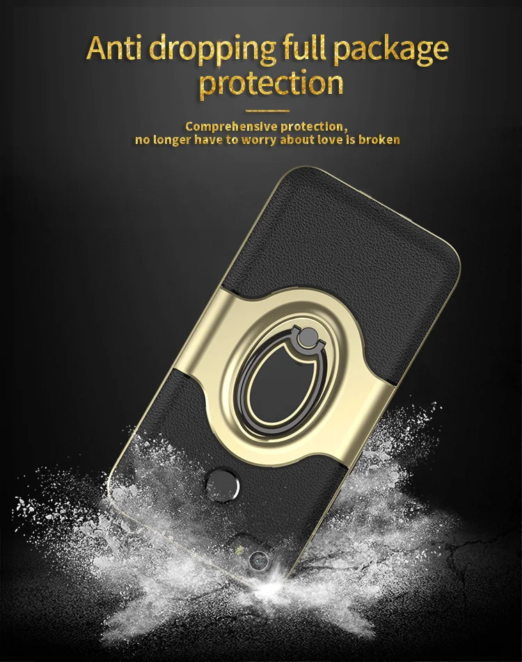Для Xiaomi Redmi 4X чехол-подставка с кольцом Магнитный держатель на вентиляционное отверстие автомобиля держатель Роскошный чехол с подставкой для Xiaomi Redmi 4X чехол