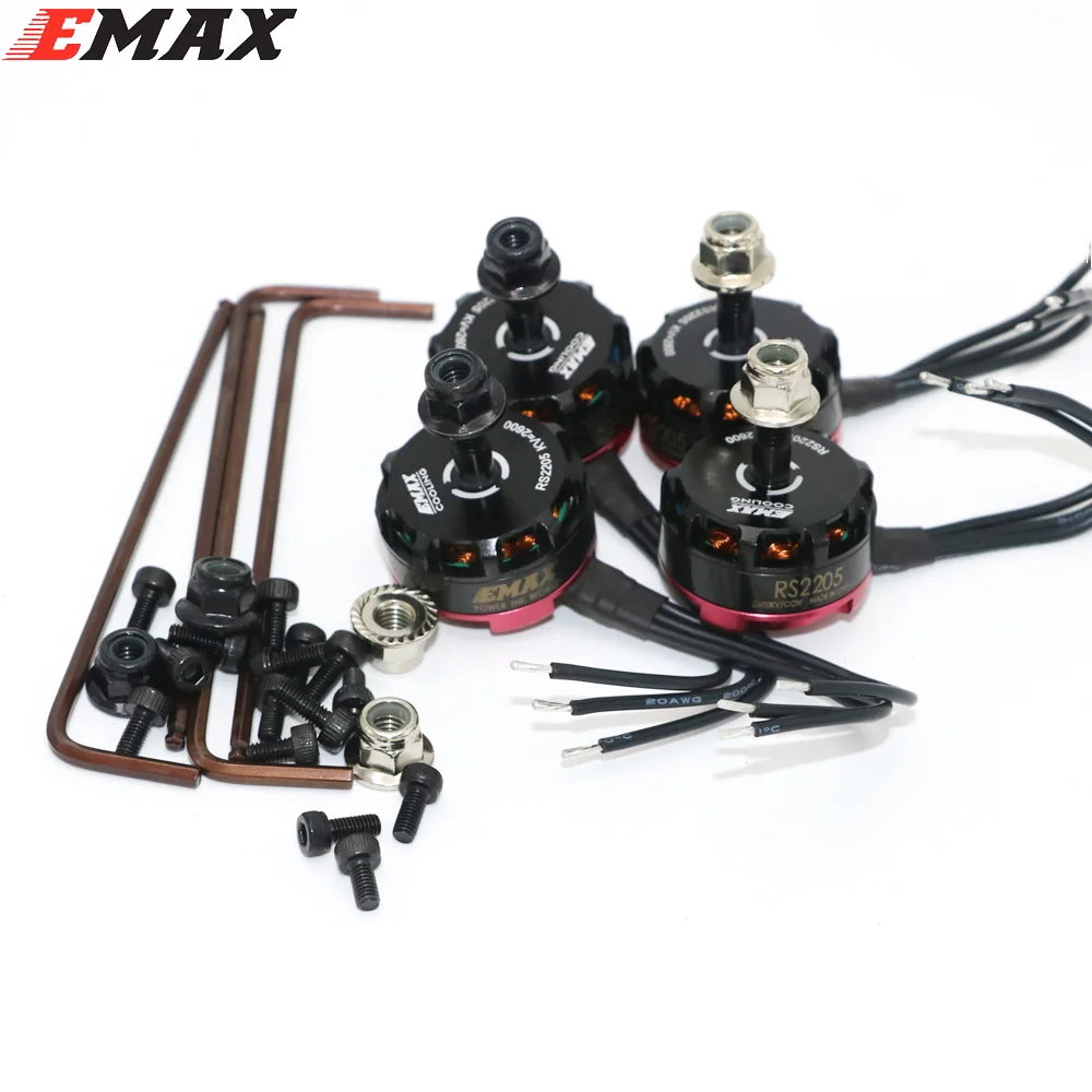 Emax RS2205 2300KV 2600KV Racing Edition CW/CCW Motor для радиоуправляемого вертолета квадрокоптера FPV