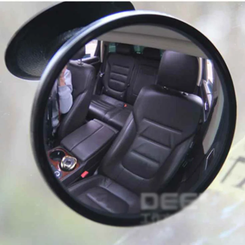 Круглое защитное Зеркало для автомобиля зеркало заднего вида с алюминиевым