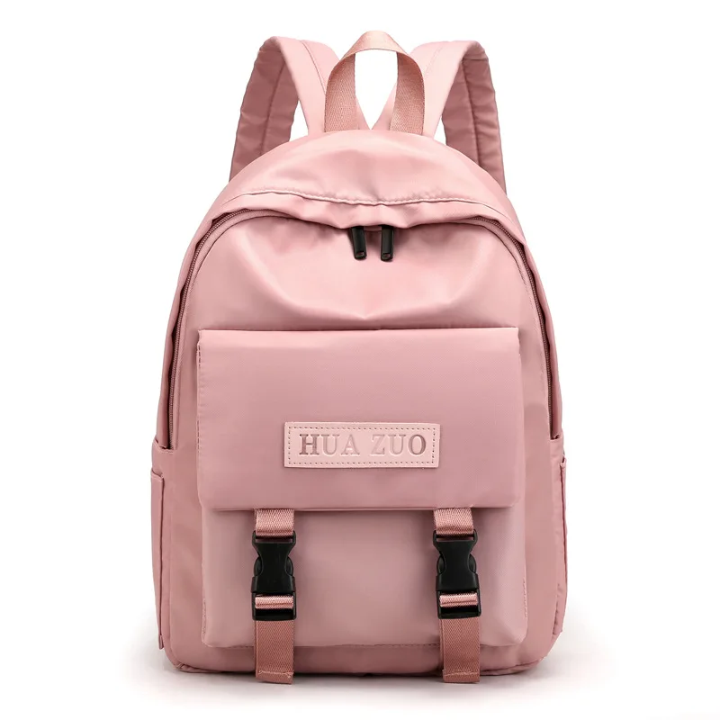Женский рюкзак из ткани Оксфорд розового цвета для студенческого колледжа