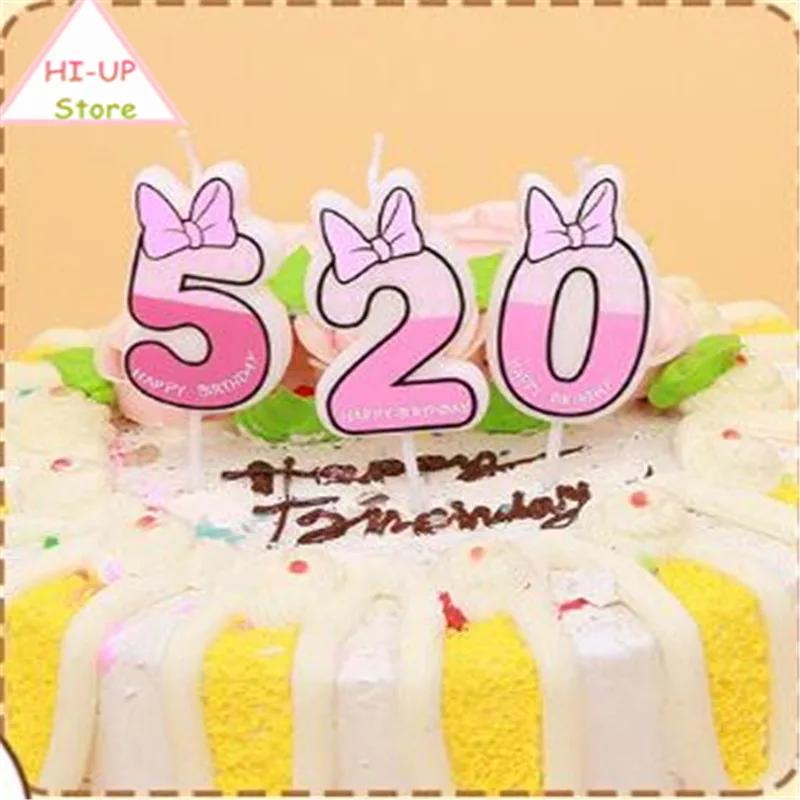 1 шт. милые подарки для мальчиков и девочек на день рождения дизайн свечи возраст