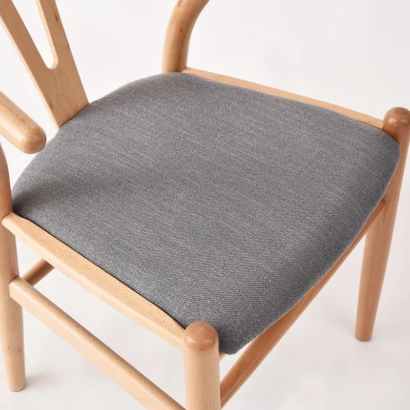 Solid Wood Dining Chair Creative Study Stool Backrest Lounge Y Cafe Table And Chairs Home | Мебель