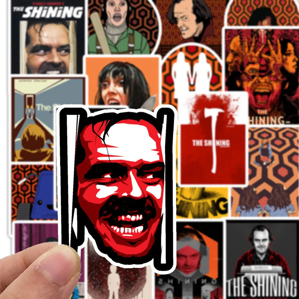 

50 PCS Horror Movie The Shining Stickers for Car Styling Bike Motorcycle Phone Laptop Travel Luggage Cool Funny Spoof JDM Decal