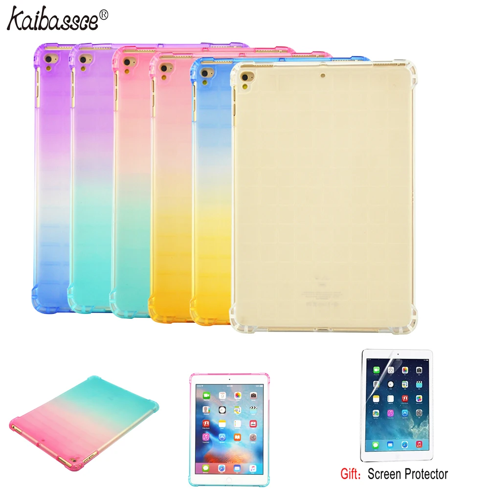 Чехол для iPad Air 1 2 3 4 чехол 10 2019 Pro11 2020 5 9 7 2018 ударопрочный градиентный из ТПУ |