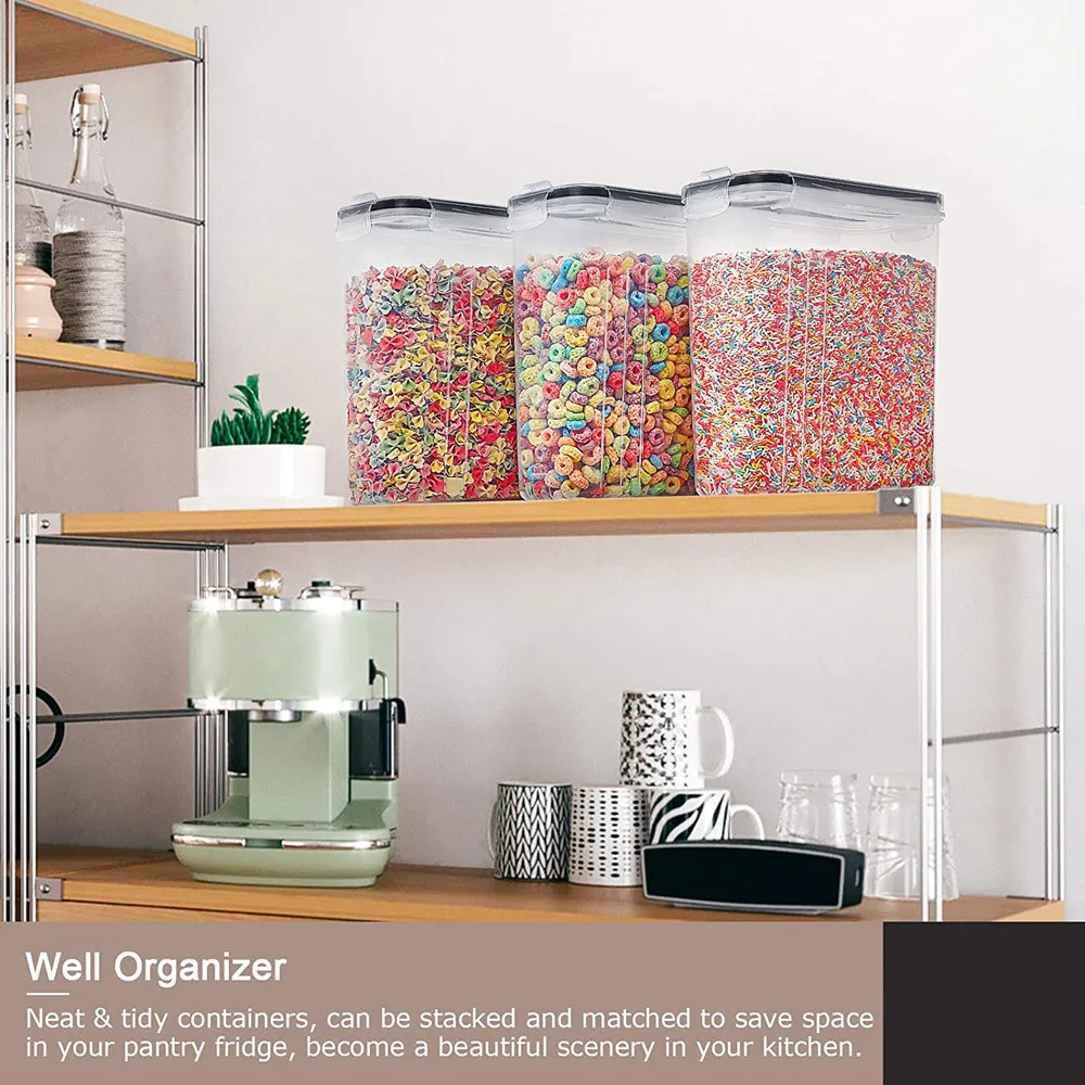 Контейнер пищевой герметичный для хранения хлопьев 4 л 1 шт. | Дом и сад