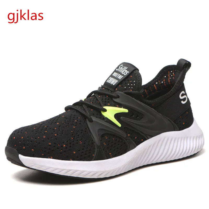 

Steel Toe Work Safety Boot Lightweight Breathable Working Safty Shoes Man Construction Anti Piercing Oil Resistance Sneakers