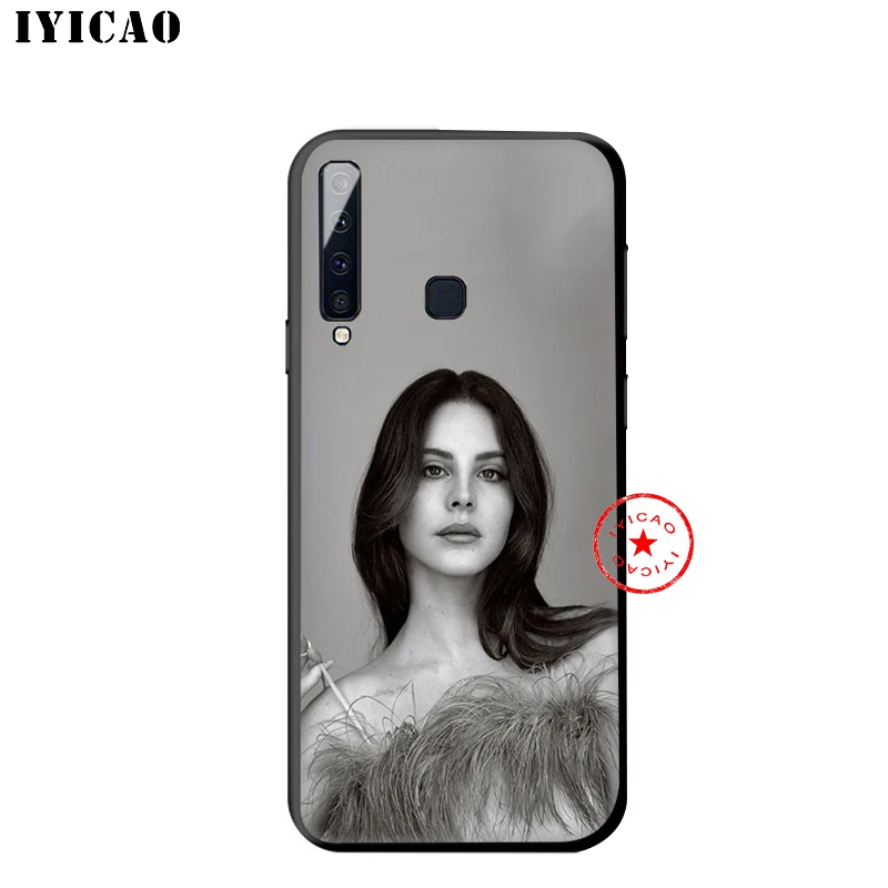 Мягкий чехол IYICAO Lana Del Rey Singer для samsung Galaxy A9 A8 A7 J6 A6 Plus 2018 A3 A5 2016 2017 Силиконовый ТПУ |