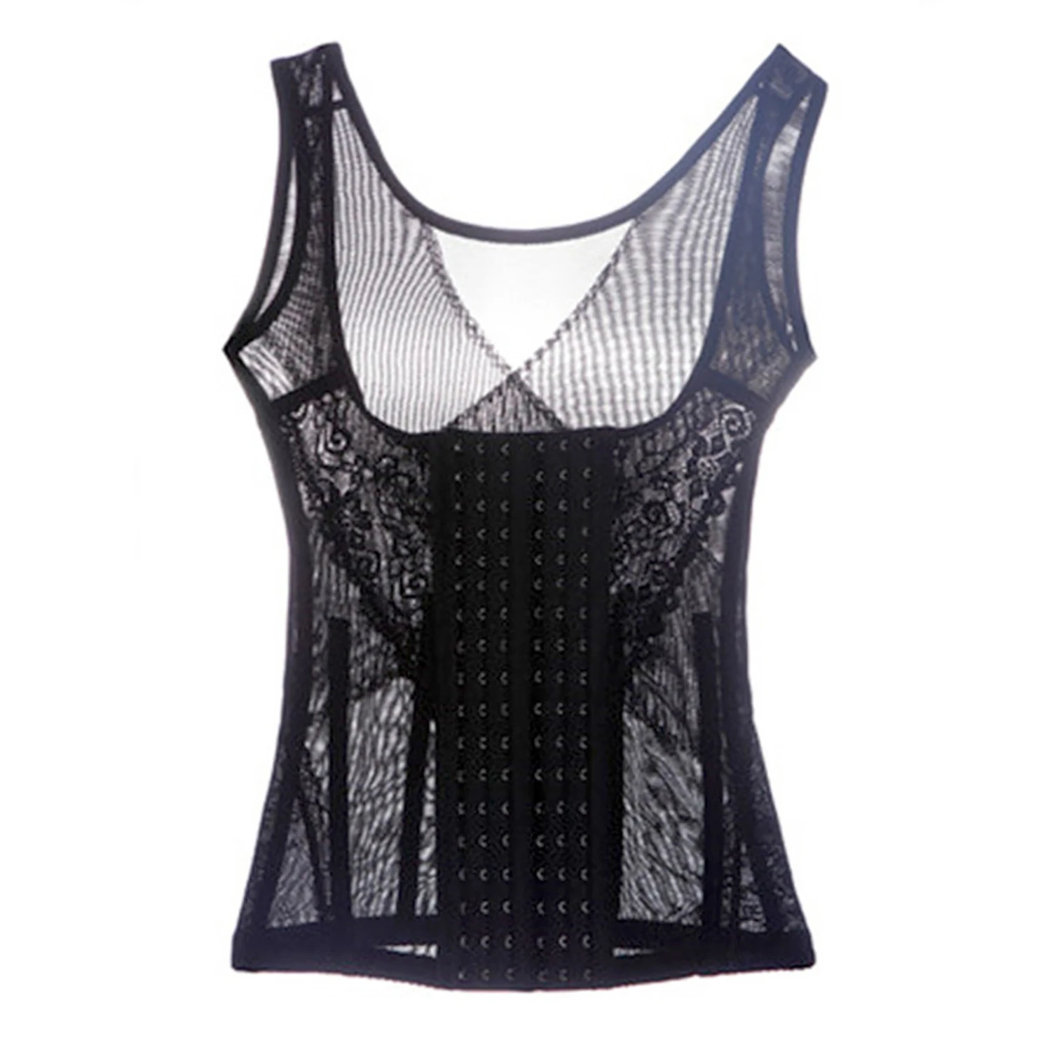 

Varsmiss Women Floral Bodysuits Shapewear Waist Trainer Hips Lift Up Control Corsets Buckle High Elastic