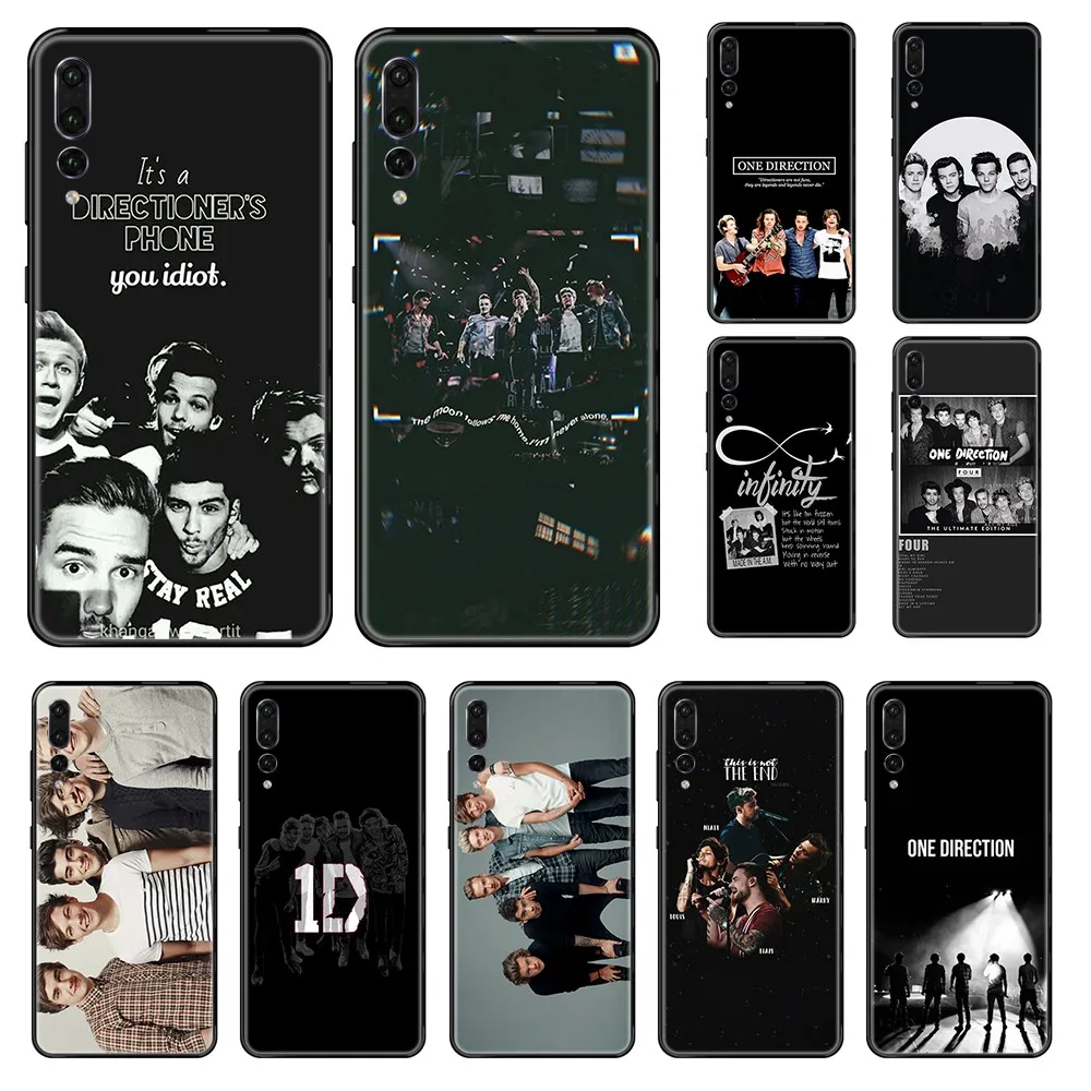 Чехол для телефона one direction band singging pretty funda hoesjes black Huawei P 8 10 20 30 Smart Plus 2019 Z Lite Pro 2017