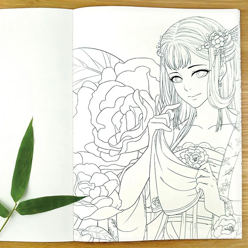 

Yuanshan Dai Aesthetic Ancient Style Line Drawing Book Ancient Beauty Color Pencil Marker Pen Painting Book