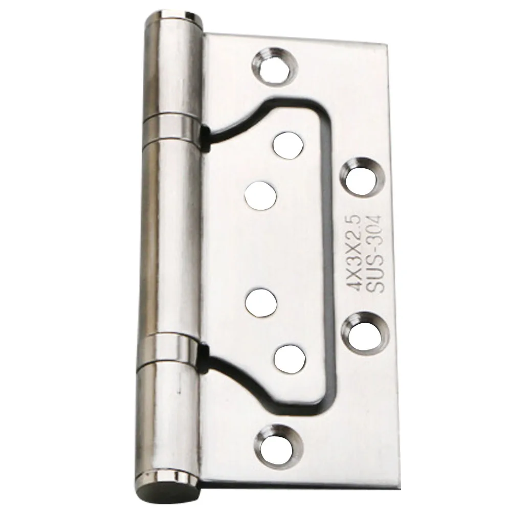 2/4 шт. Нержавеющая сталь плоский шарнир шкаф двери и окна деревянный ящик мини