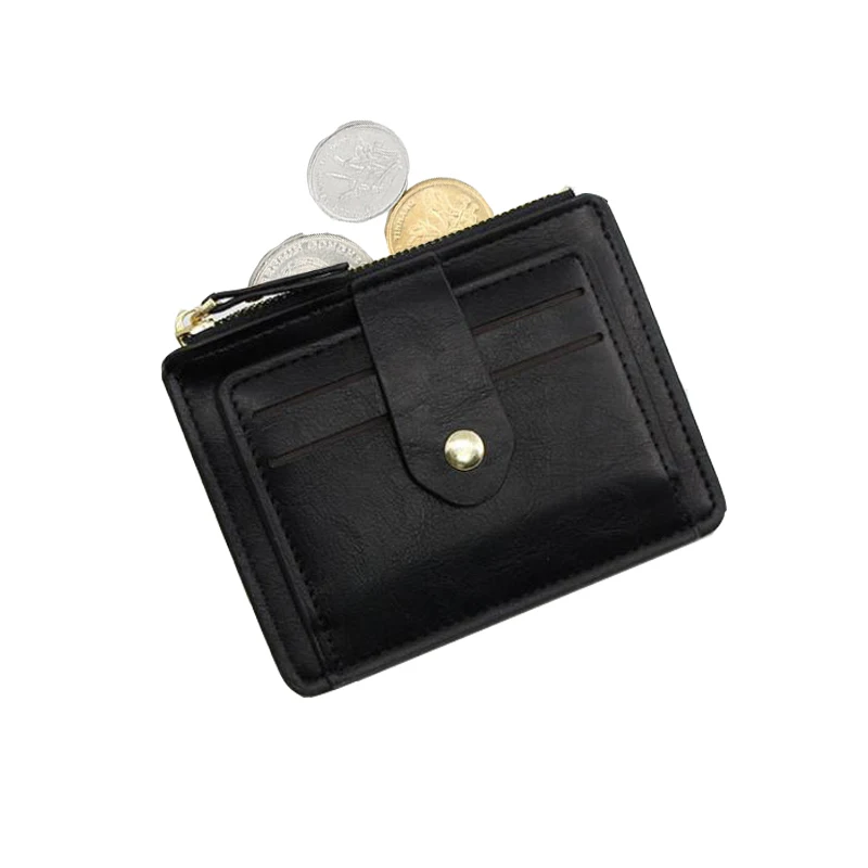 

Fashion Women Mens Wallet Leather PU Credit Card Purse Wallets Men Hasp Vintage Male Purse Coin Pouch